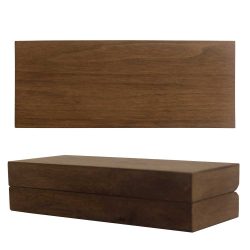 Matte Finish Veneer Wood Material Pen Box