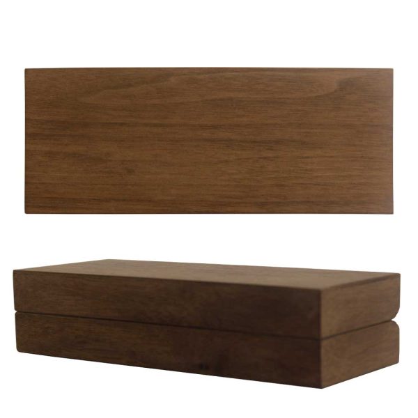 Matte Finish Veneer Wood Material Pen Box