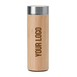 Stainless Steel Water Bottles and Bamboo Flask