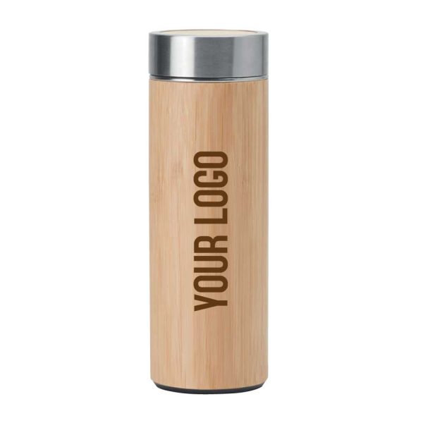 Stainless Steel Water Bottles and Bamboo Flask