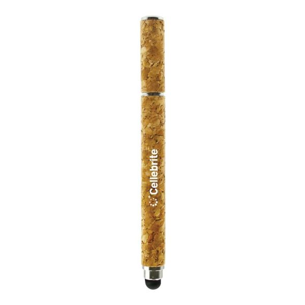 Cork Pen with Stylus