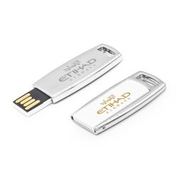 Thin White USB | Promotional Logo USB Flash