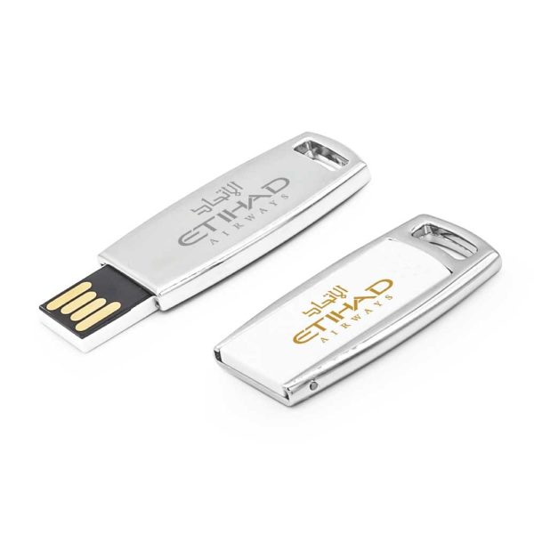 Thin White USB | Promotional Logo USB Flash