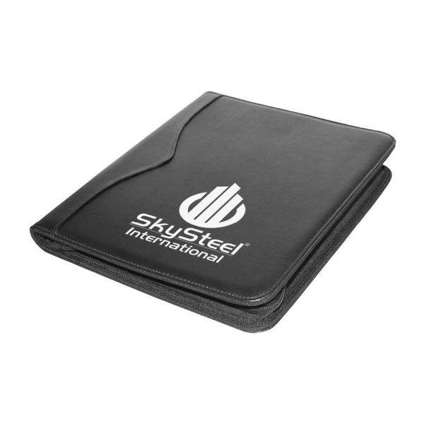 Personalized Portfolio with Zipper and Calculator