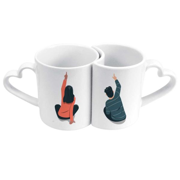 Personalized love mug set