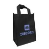 A5 Black Non Woven Shopping Personalized Bags