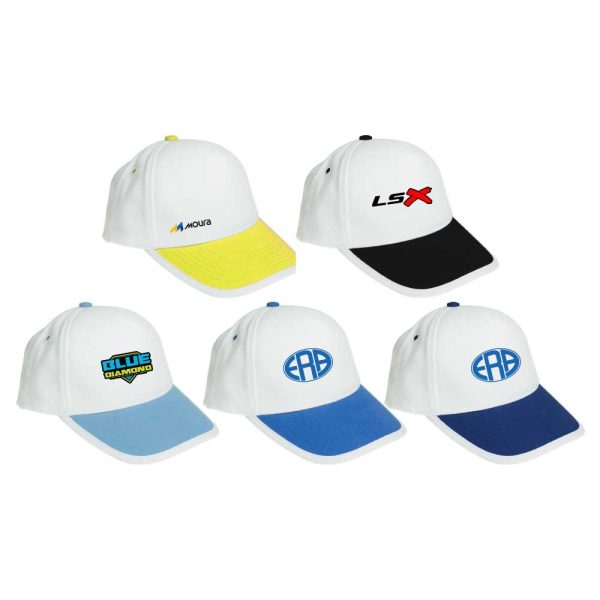 Brushed Cotton Branded Caps