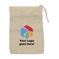 Drawstring Cotton Pouch Bags