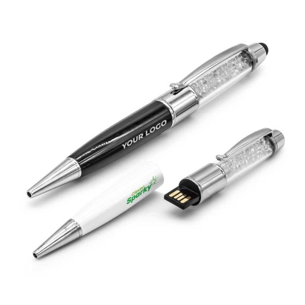 Crystal Pen USB | Stylus Pen with USB | Promo Pens - Image 2
