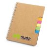 Branded Spiral Notebooks with Sticky Note and Pen