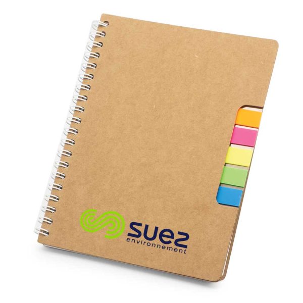 Branded Spiral Notebooks with Sticky Note and Pen